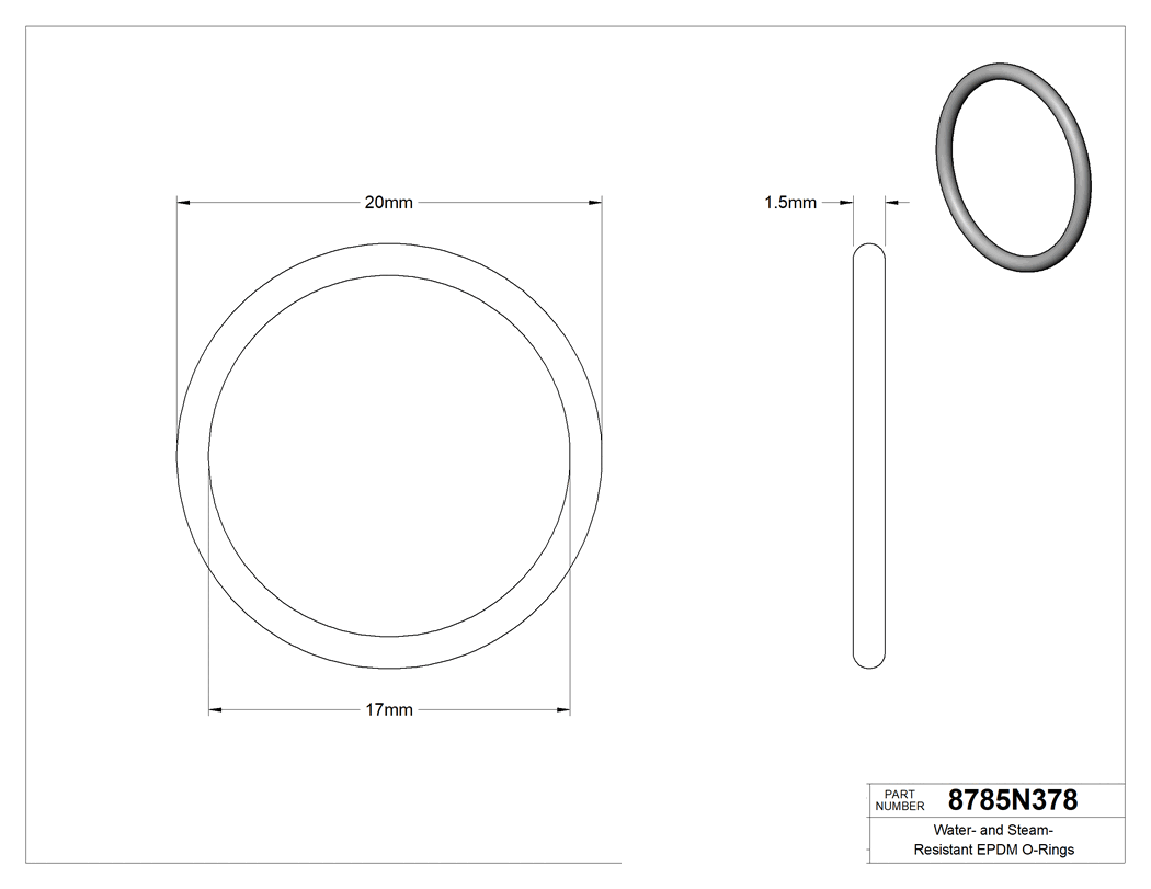 Technical drawing - 8785N378